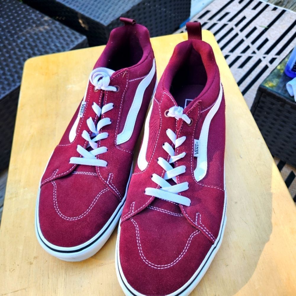 Vans Burgandy Skate Old Skool Shoe sz 13